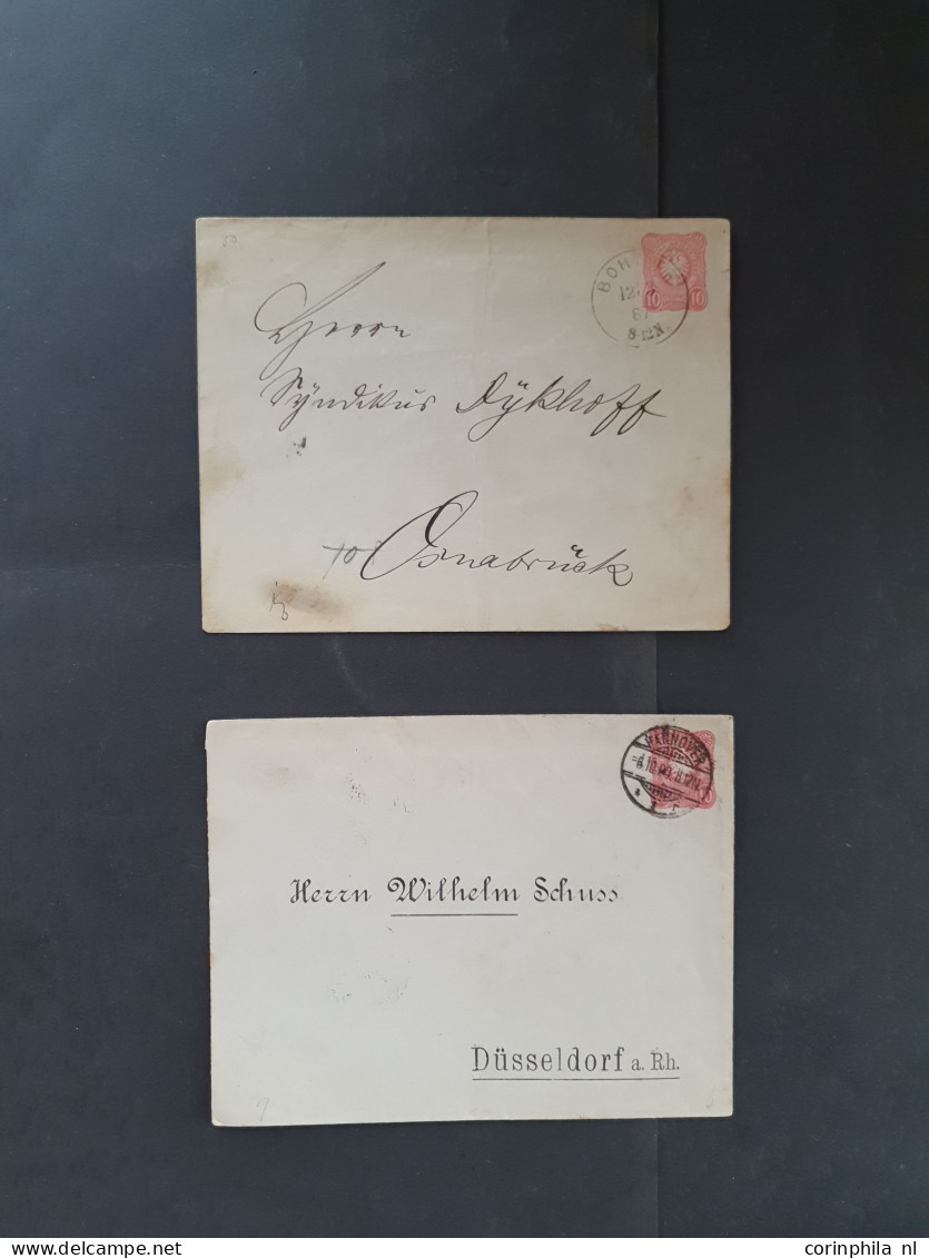 Cover 1860-1980 ca., several hunderd's of covers/postal stationery including some better items