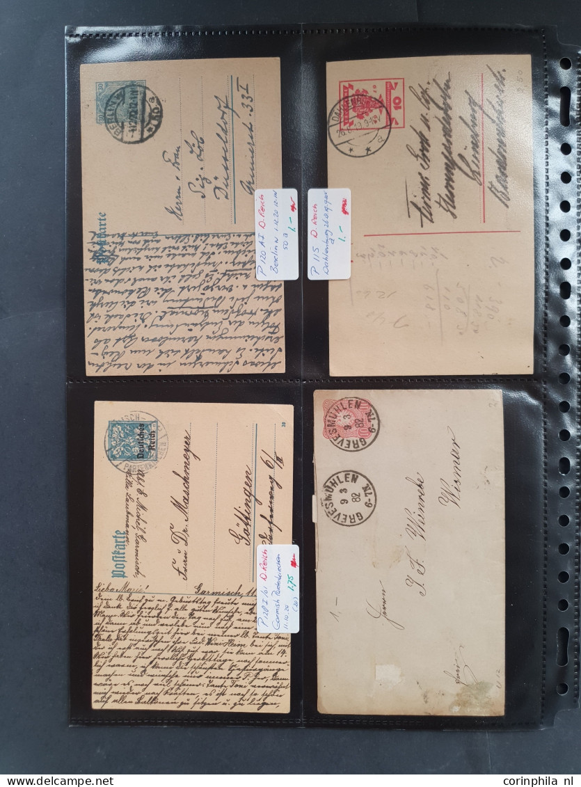 1870/1940c. mostly used stamps and covers including German States, German Colonies, German Empire etc.  on stockcards in