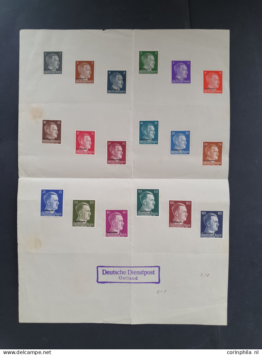 1870/1940c. mostly used stamps and covers including German States, German Colonies, German Empire etc.  on stockcards in