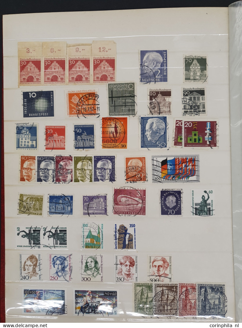 1872/1945 collections and stock, mainly used with better items, combinations, miniature sheets, blocks of 4 stamps,  pre