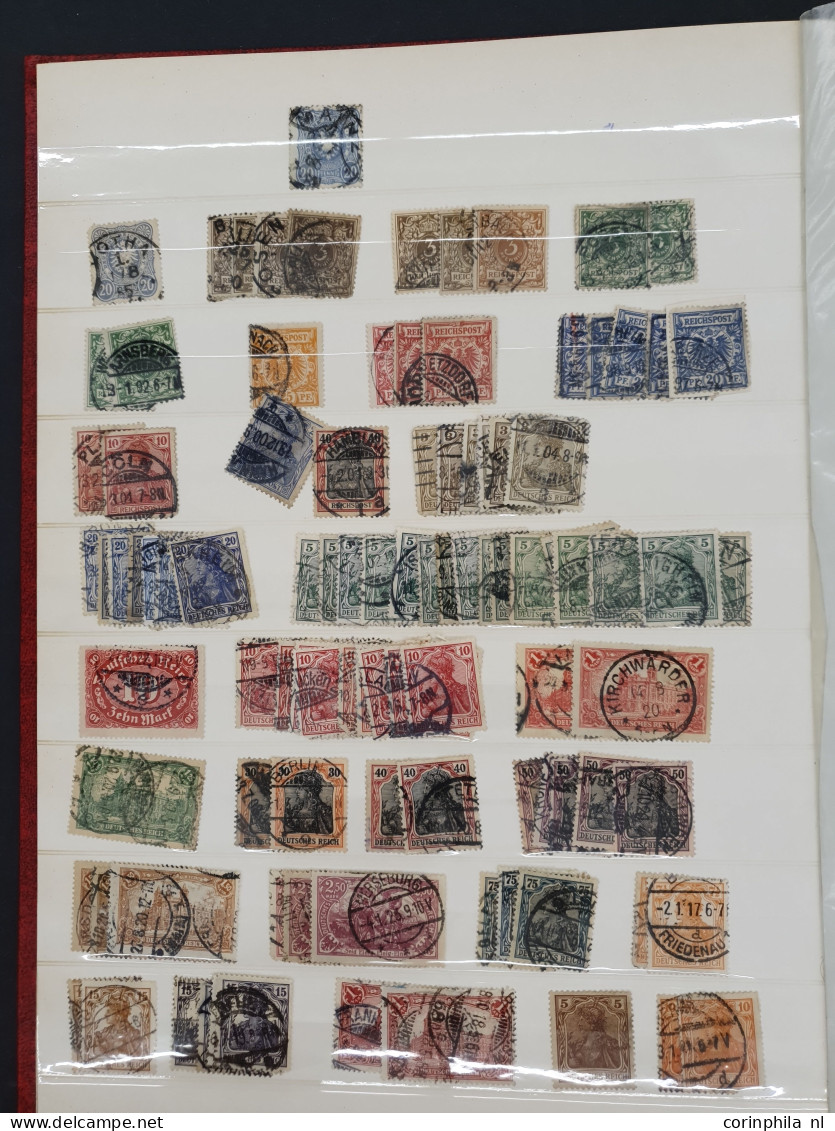 1872/1945 collections and stock, mainly used with better items, combinations, miniature sheets, blocks of 4 stamps,  pre