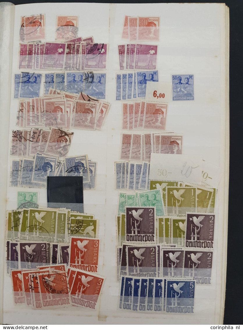 1872/1945 collections and stock, mainly used with better items, combinations, miniature sheets, blocks of 4 stamps,  pre