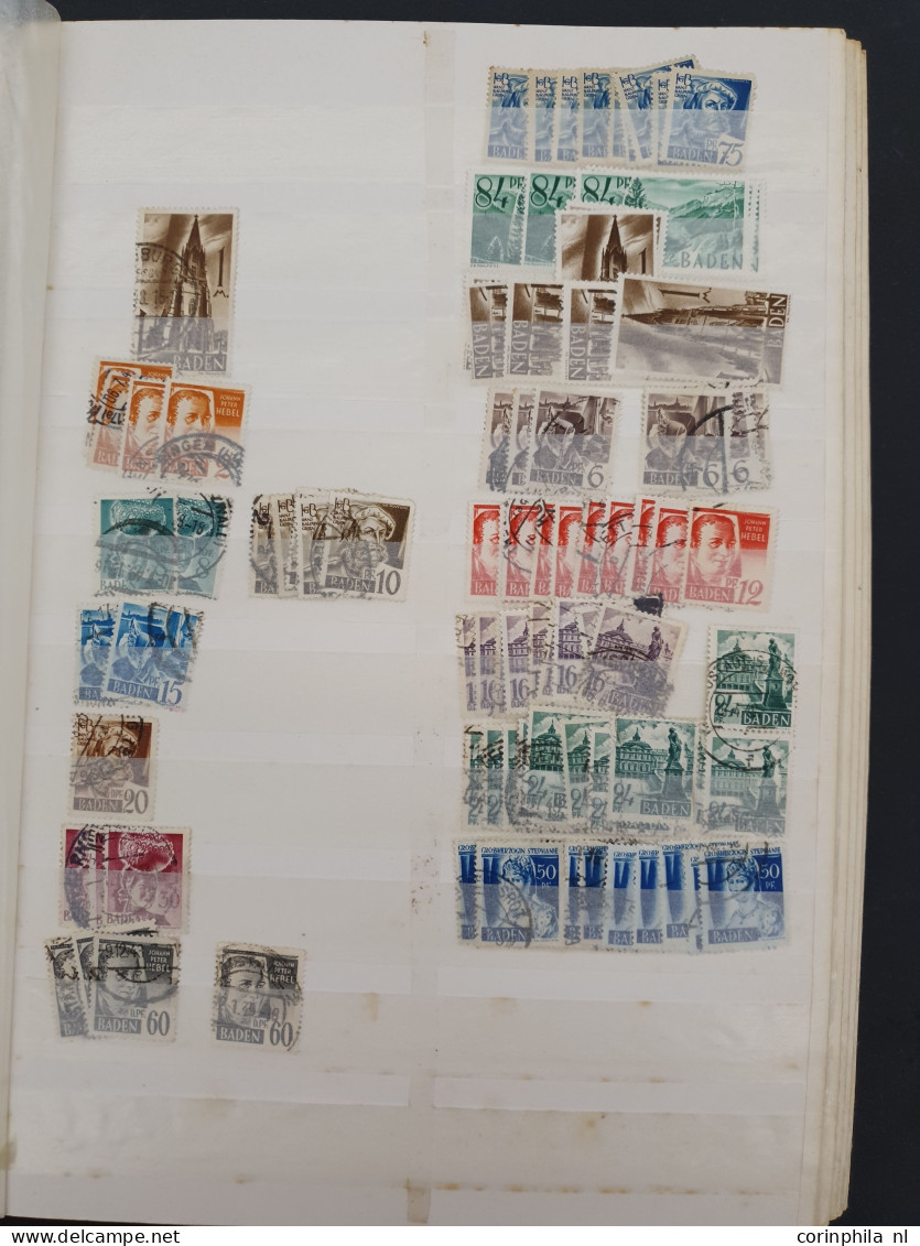 1872/1945 collections and stock, mainly used with better items, combinations, miniature sheets, blocks of 4 stamps,  pre