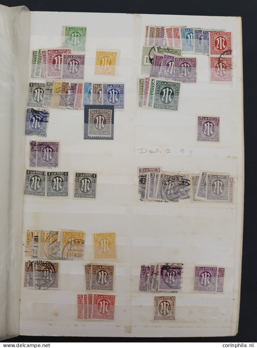 1872/1945 collections and stock, mainly used with better items, combinations, miniature sheets, blocks of 4 stamps,  pre