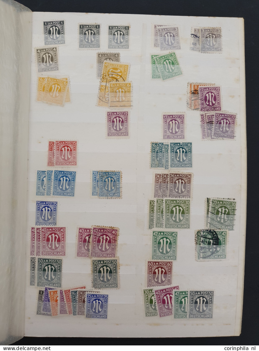 1872/1945 collections and stock, mainly used with better items, combinations, miniature sheets, blocks of 4 stamps,  pre