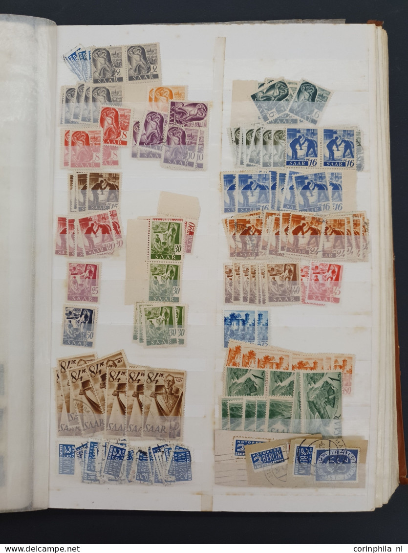 1872/1945 collections and stock, mainly used with better items, combinations, miniature sheets, blocks of 4 stamps,  pre