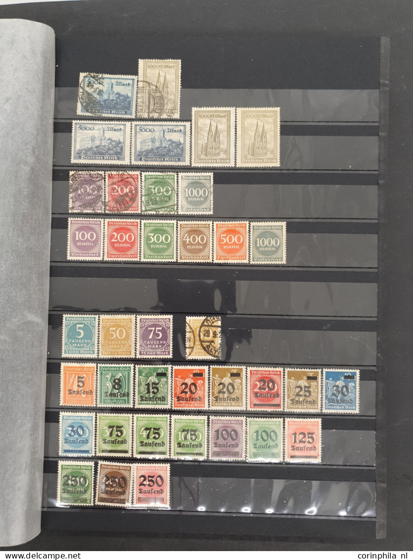 1872/1945 collections and stock, mainly used with better items, combinations, miniature sheets, blocks of 4 stamps,  pre