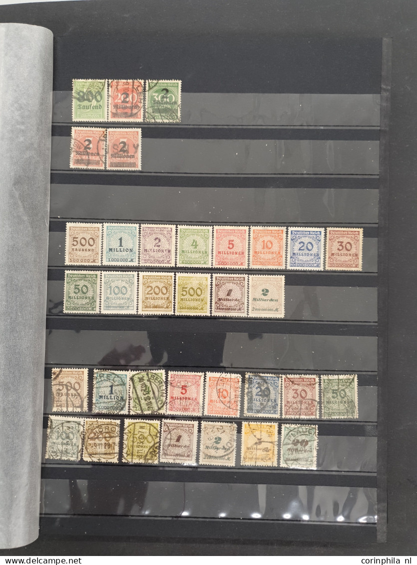 1872/1945 collections and stock, mainly used with better items, combinations, miniature sheets, blocks of 4 stamps,  pre