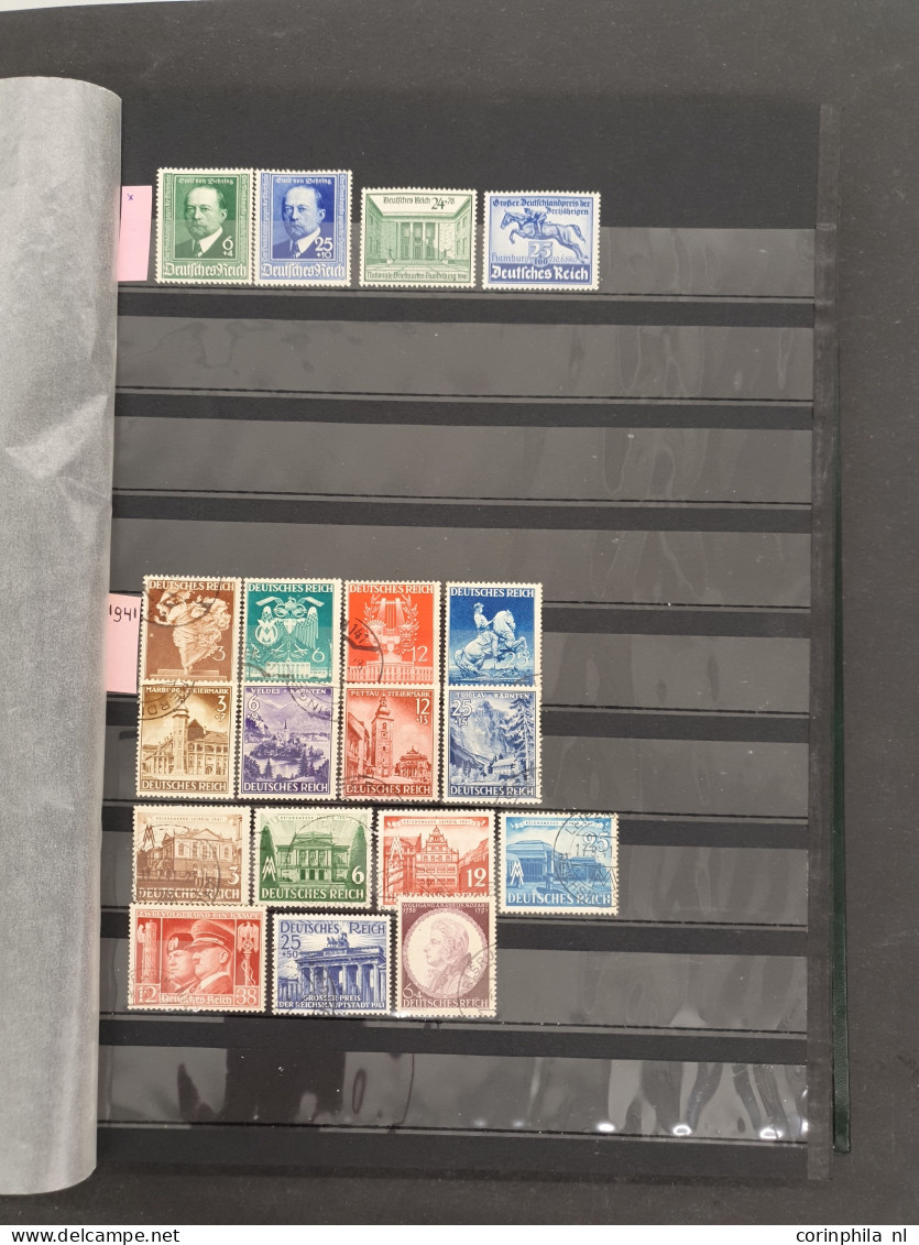 1872/1945 collections and stock, mainly used with better items, combinations, miniature sheets, blocks of 4 stamps,  pre