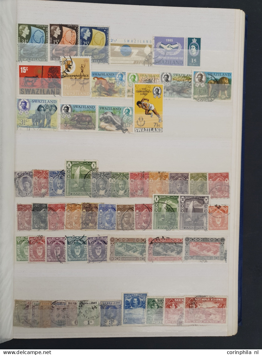 1870c. onwards collections and stock used and */** with a large number classic stamps including China, Commonwealth, Fre