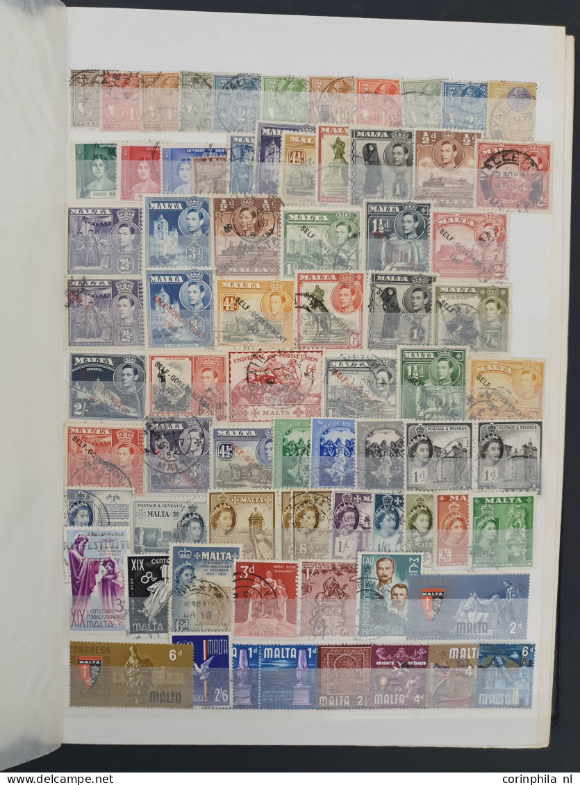 1870c. onwards collections and stock used and */** with a large number classic stamps including China, Commonwealth, Fre