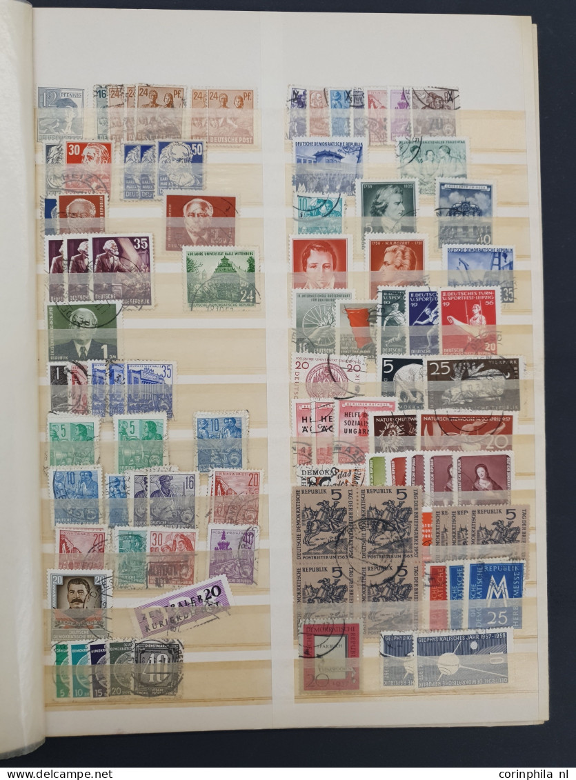 1870 onwards including 3 old world collections, collection German Empire and GDR with better items and a large number of