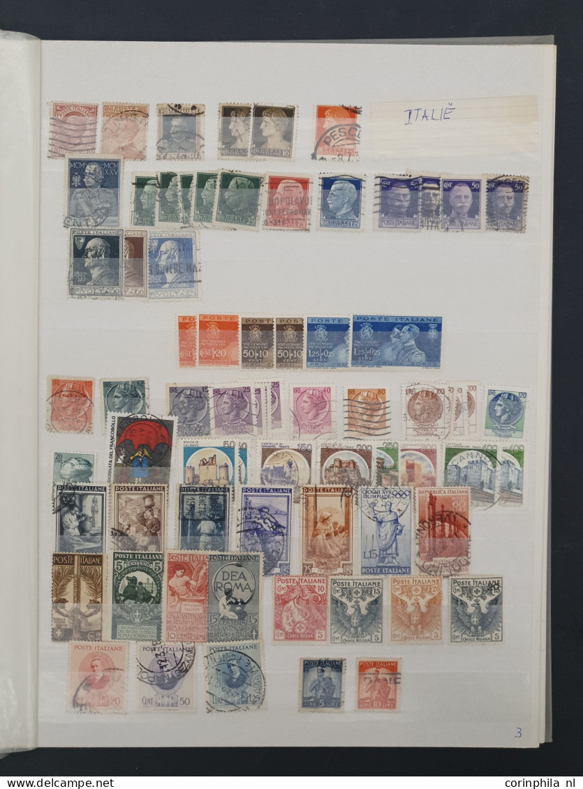 Cover 1860-2000c. including Great Britain (over £100 face value), Germany, Europe some better items etc. in 24 albums/st