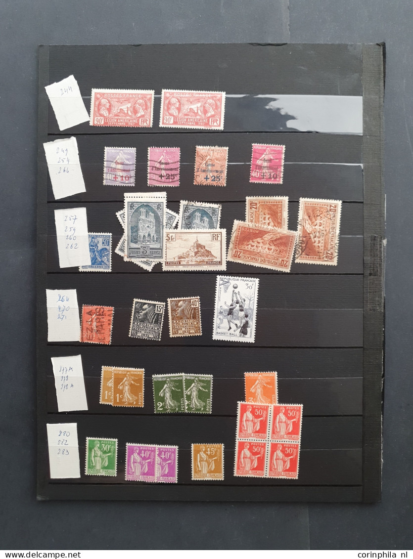 1800c. onwards approx. 37 stampless covers, a large number of parcel stamps (colis postaux) in sheet parts, classic stam