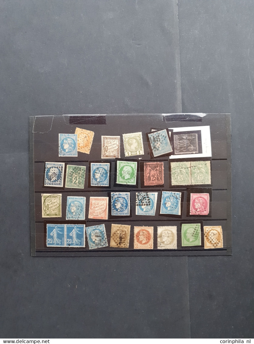 1800c. onwards approx. 37 stampless covers, a large number of parcel stamps (colis postaux) in sheet parts, classic stam