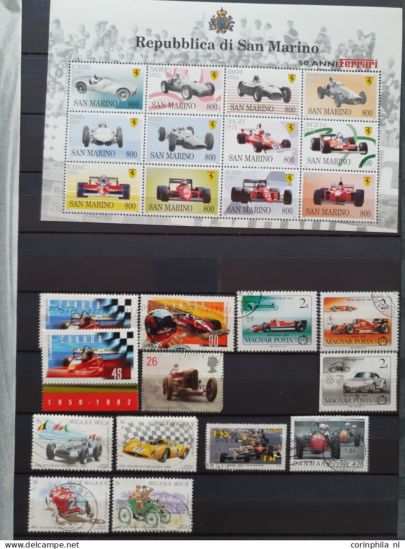 1970c. onwards including Disney, sports and cars mostly */** in 4 stockbooks/albums in box