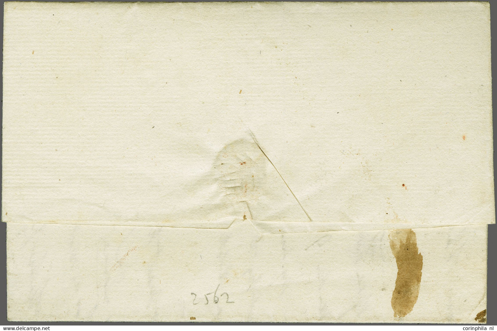 Cover 1831, VELDPOST 3 15-8-1831 In Rood, Iets Zwakke Pracht Afdruk Op Complete Brief Kamp Bij Diest Naar Rotterdam Met  - ...-1852 Préphilatélie