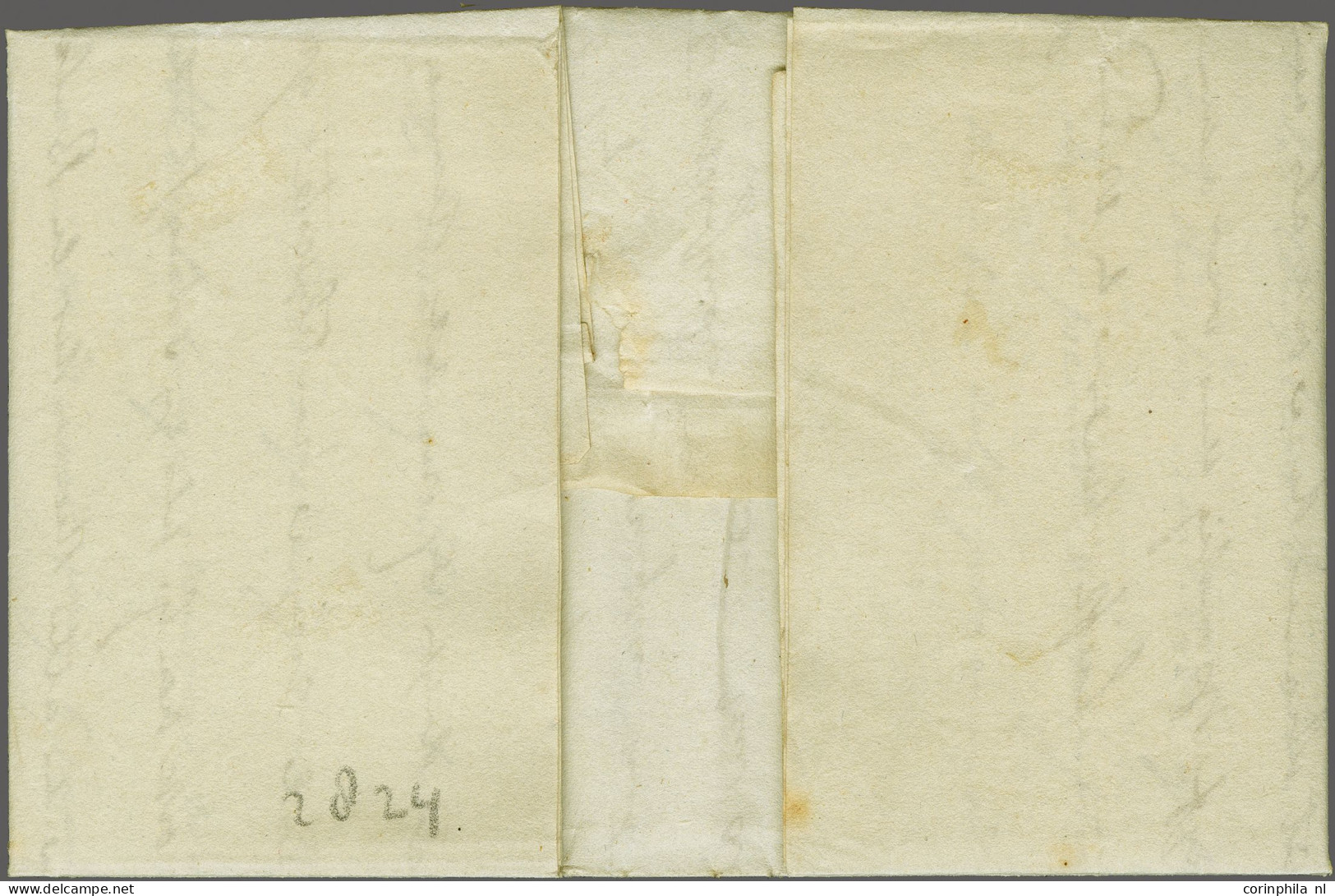 Cover 1831, VELDPOST 4 28-6-1834 In Rood, Iets Zwakke Afdruk Op Complete Brief Van Militair Gelegerd In Het Kamp Bij Oir - ...-1852 Préphilatélie