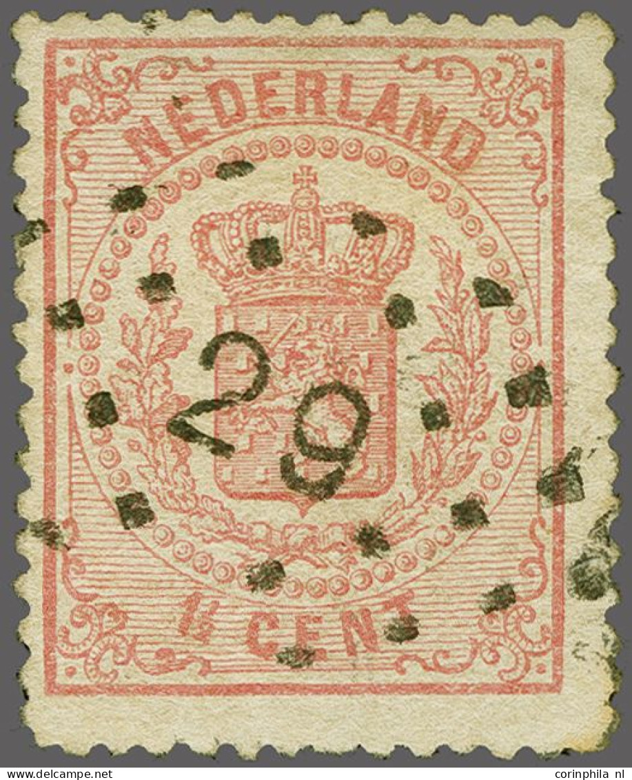 29 - Dordrecht - Op Rijkswapen 1½ Cent, Vrijwel Pracht Ex., Cat.w. 40+100 - Otros & Sin Clasificación