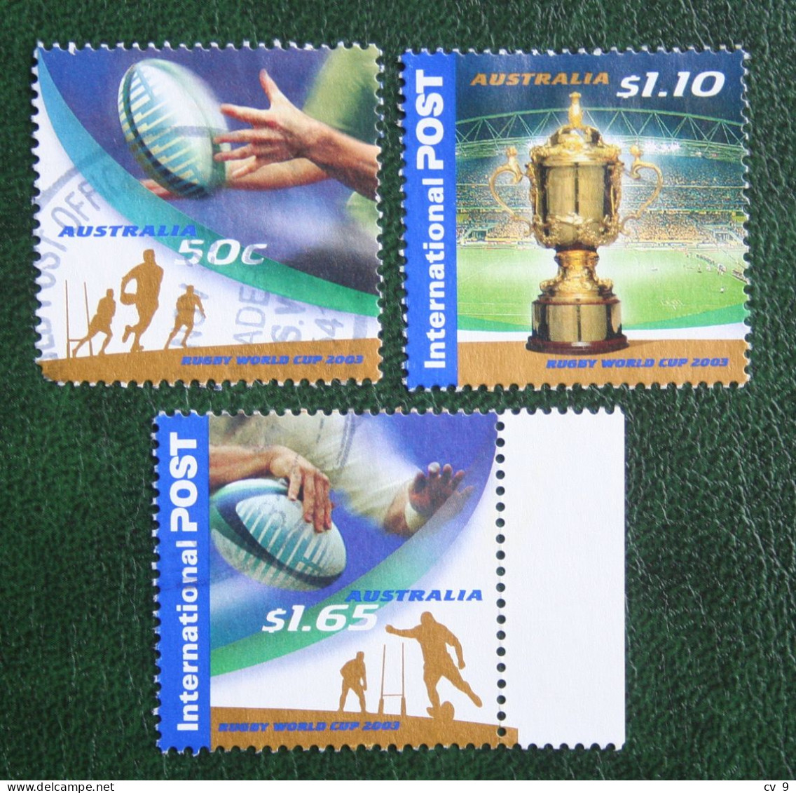 Rugby World Cup Sport 2004 (Mi 2271-2273) Used Gebruikt Oblitere Australia Australien Australie - Oblitérés