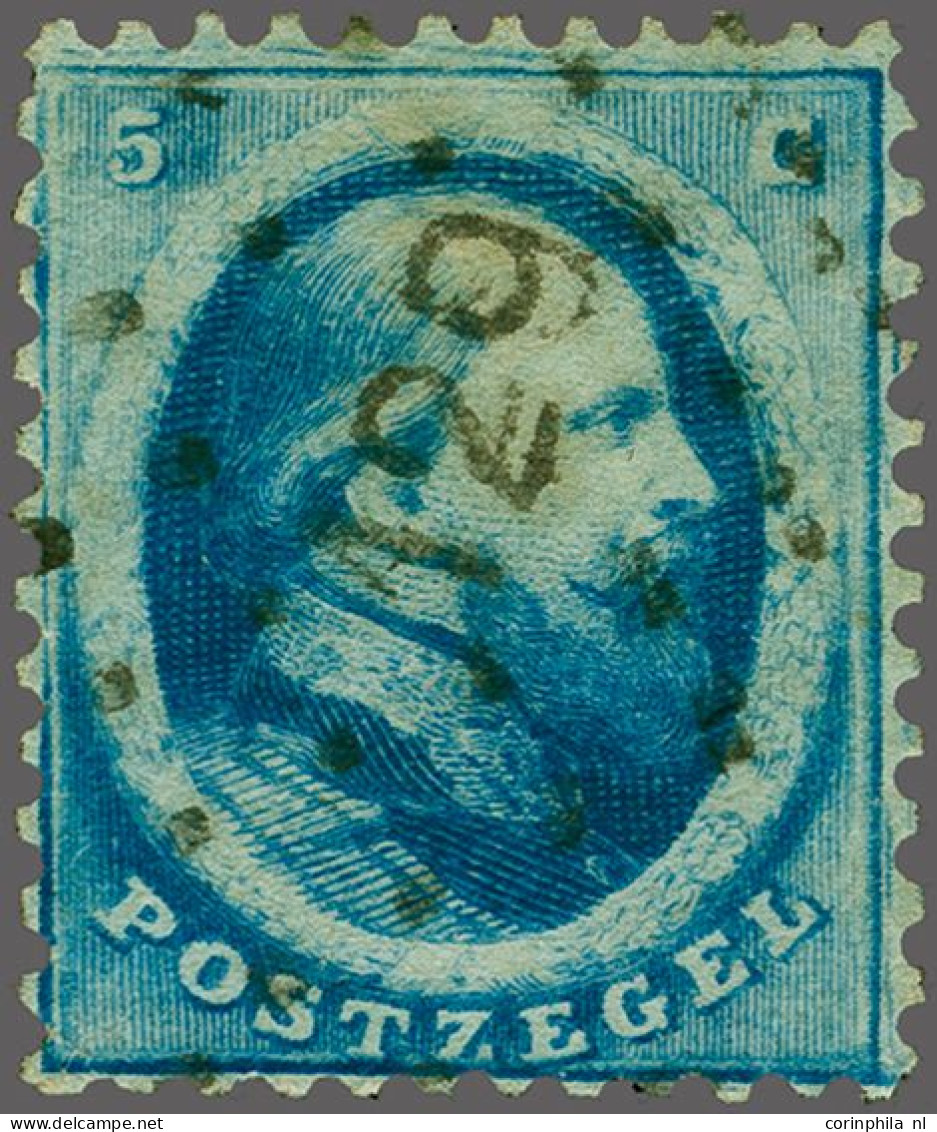 129 - Zeist - Op Emissie 1864 5 Cent, Pracht Ex. Vermoedelijk Enig Bekende Afdruk Van Dit Stempel Op Deze Waarde! - Autres & Non Classés