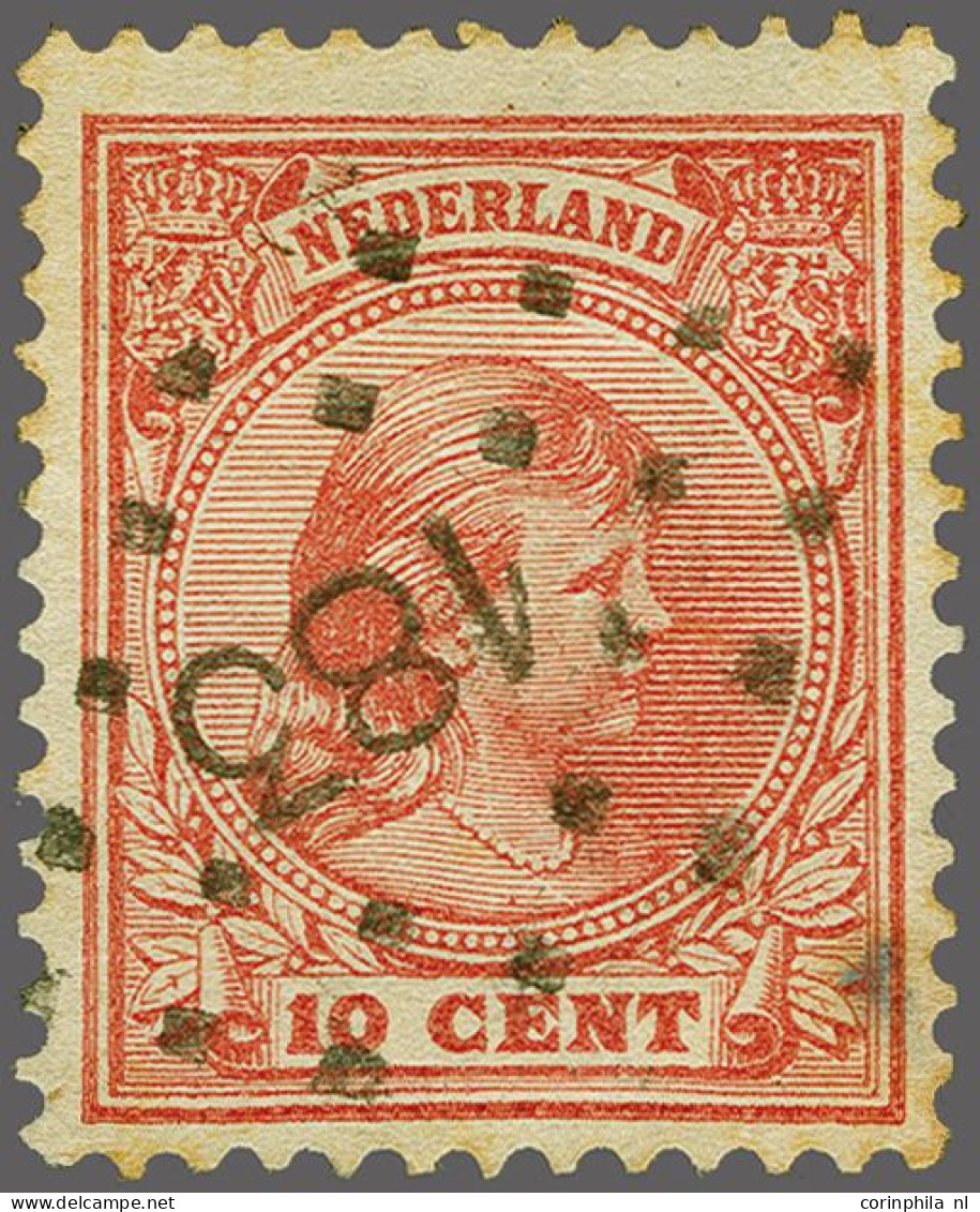 183 - Mijdrecht - Op Hangend Haar 10 Cent,  Vrijwel Pracht Ex. (getint), Cat.w. 200 - Altri & Non Classificati