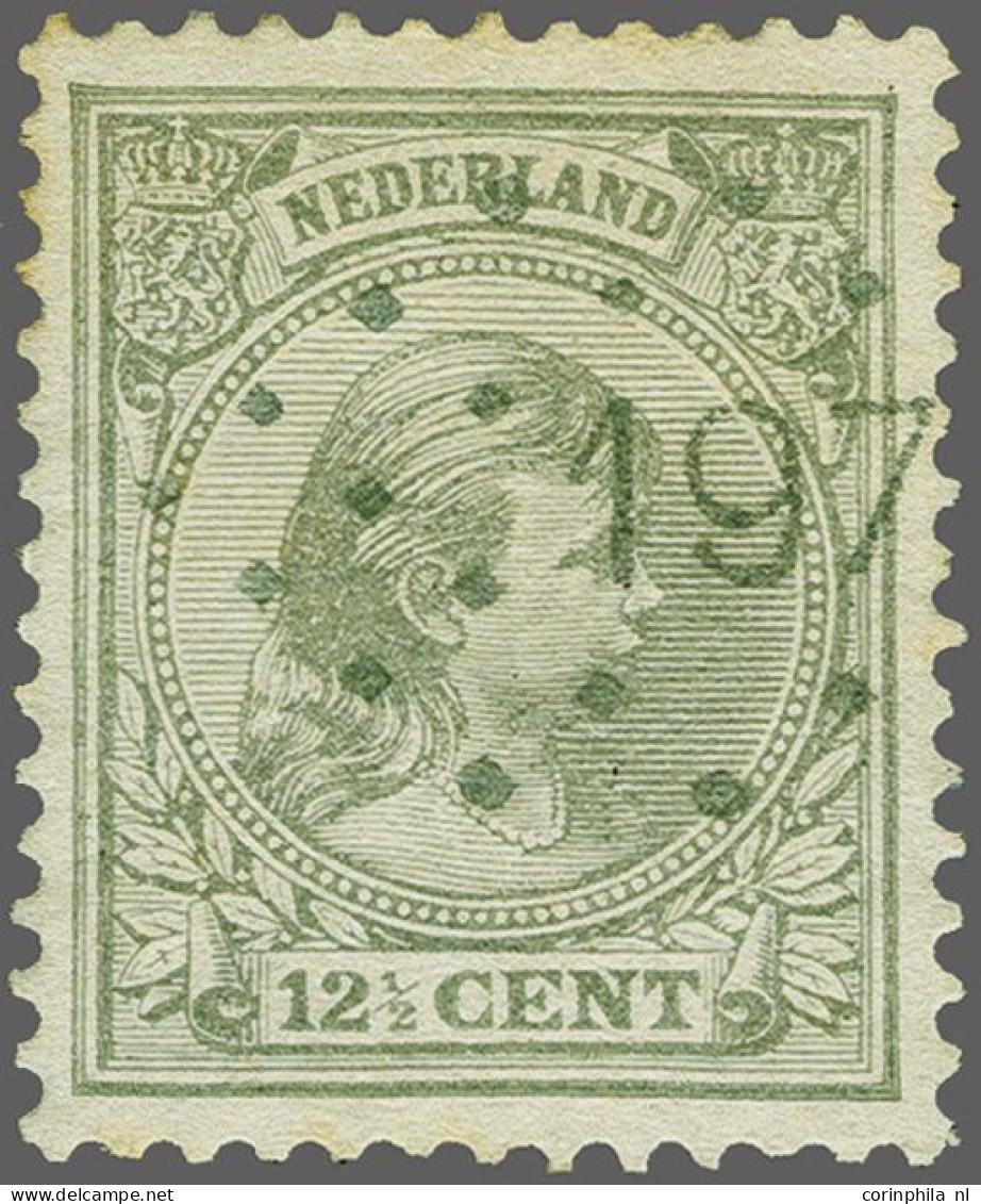 197 - Dongen - Op Hangend Haar 12½ Cent, Vrijwel Pracht Ex., Cat.w. 200 - Altri & Non Classificati