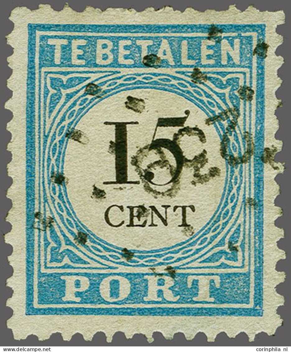 239 - Borne - Op Emissie Port 1881 15 Cent, Vrijwel Pracht Ex. (boventanding Zie Foto) Cat.w. 200 - Otros & Sin Clasificación