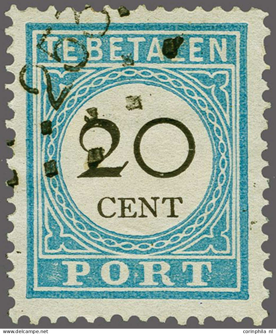 253 - Raalte - Op Emissie Port 1881 20 Cent, Pracht Ex. Met Certificaat Vleeming 2023. Stempel Tot Op Heden Onbekend Op  - Other & Unclassified