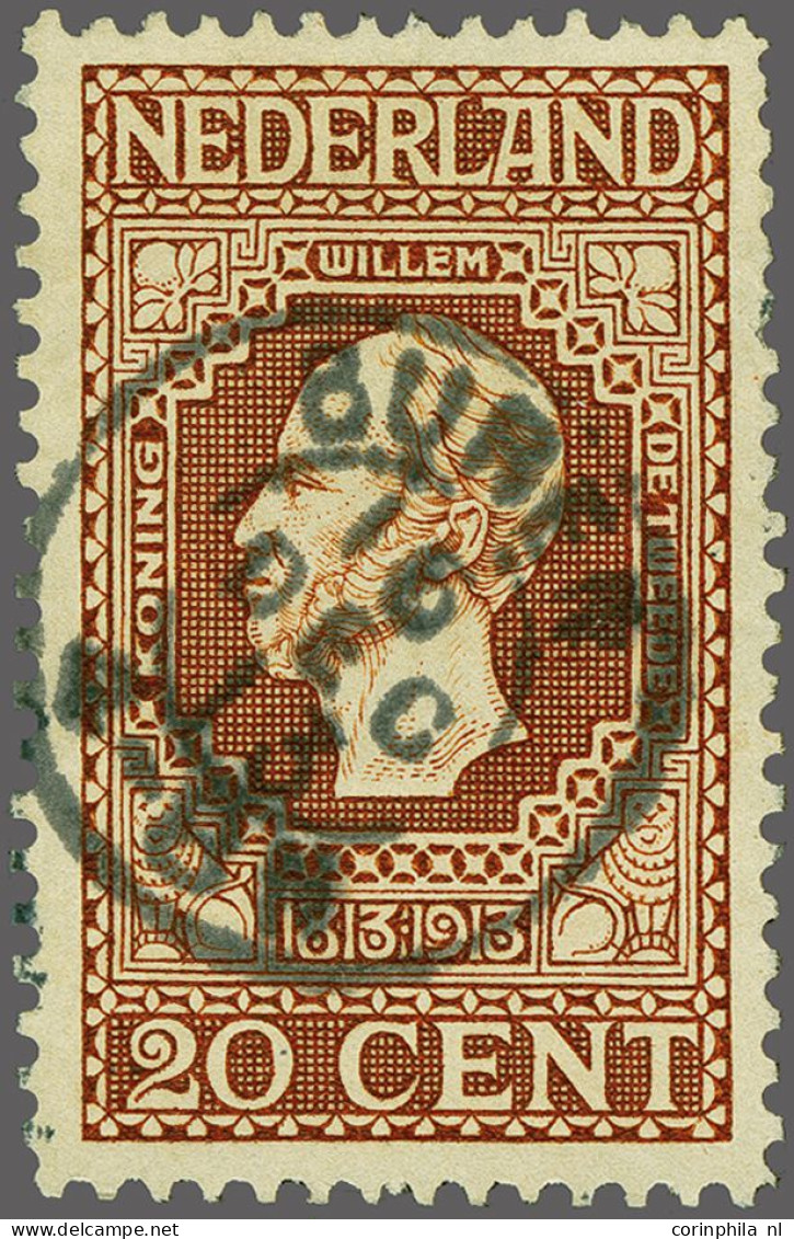 Buren Volledig Op Jubileum 1913 20 Cent, Pracht Ex. - Unclassified