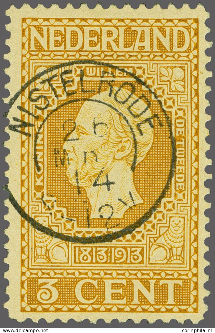 Nistelrode Op Jubileum 1913 3 Cent, Pracht Ex. - Unclassified