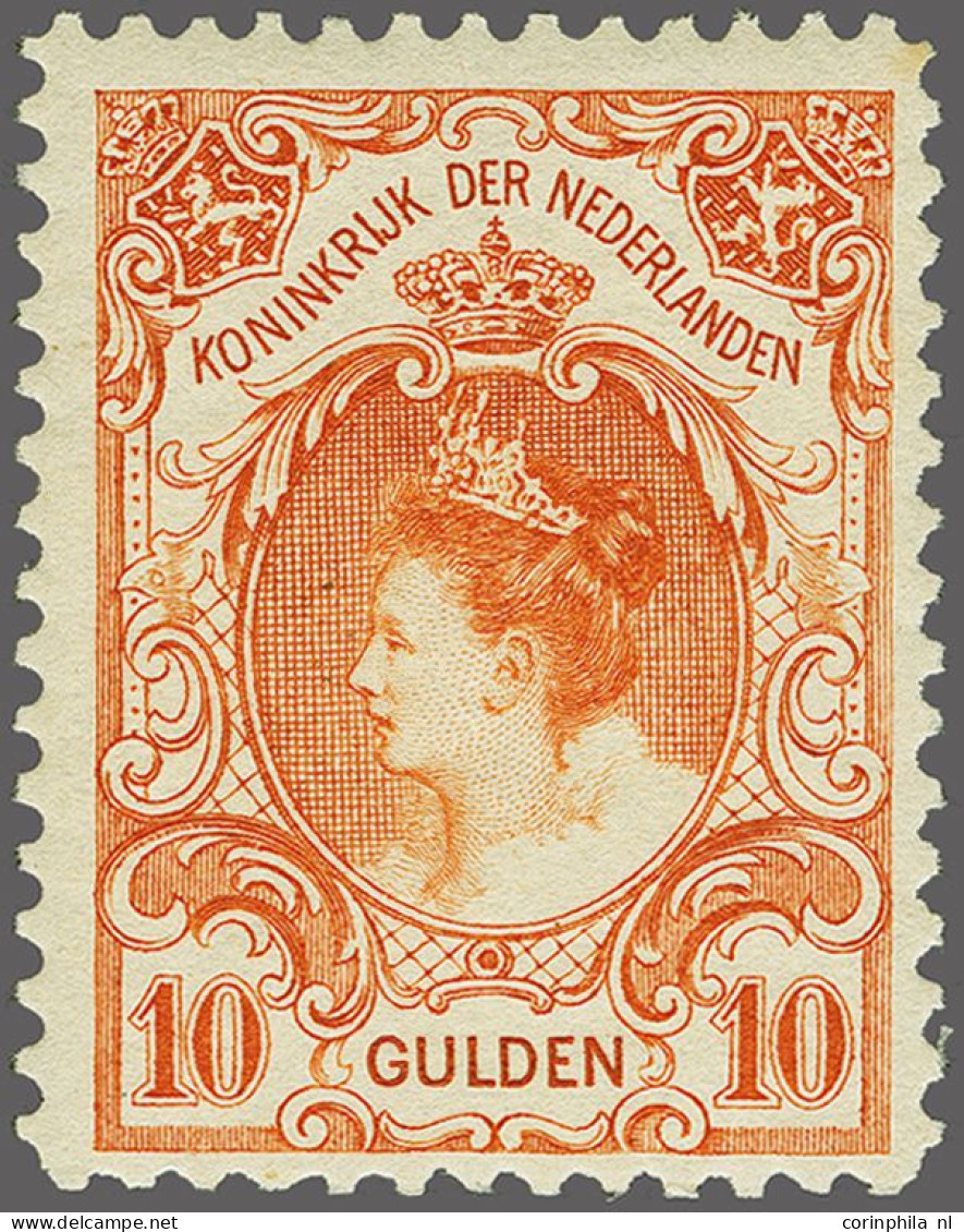 Unmounted Mint 10 Gulden Oranje Met Certificaten Albert Louis 1993 En Vleeming 2023 (rechts Boven Bruin Hoektandpuntje,  - Unclassified
