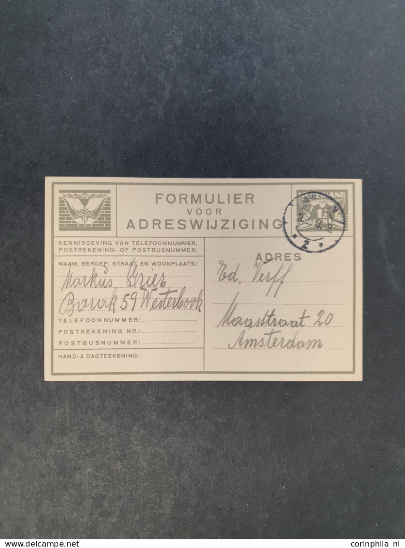 Cover 3 Verhuiskaarten Alle Verstuurd Vanuit Kamp Westerbork Van Resp. 9-2-1943, 7-10-1943 En 12-6-1944 (alle Gestempeld - Entiers Postaux