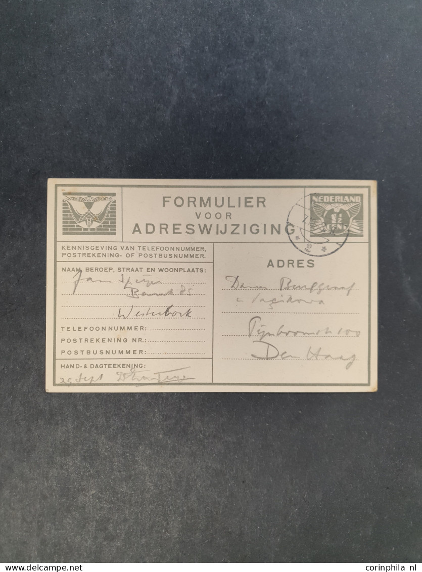 Cover 3 Verhuiskaarten Alle Verstuurd Vanuit Kamp Westerbork Van Resp. 9-2-1943, 7-10-1943 En 12-6-1944 (alle Gestempeld - Postal Stationery