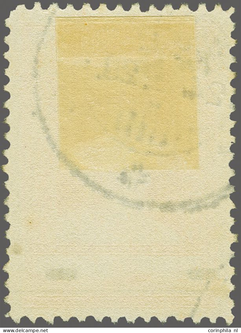 Hulpuitgifte 6 Op 7½ Cent Met Variëteit Kopstaande Opdruk, Pracht Ex., Cat.w. 350. Slechts 100 Ex. Bekend! - Curaçao, Antilles Neérlandaises, Aruba