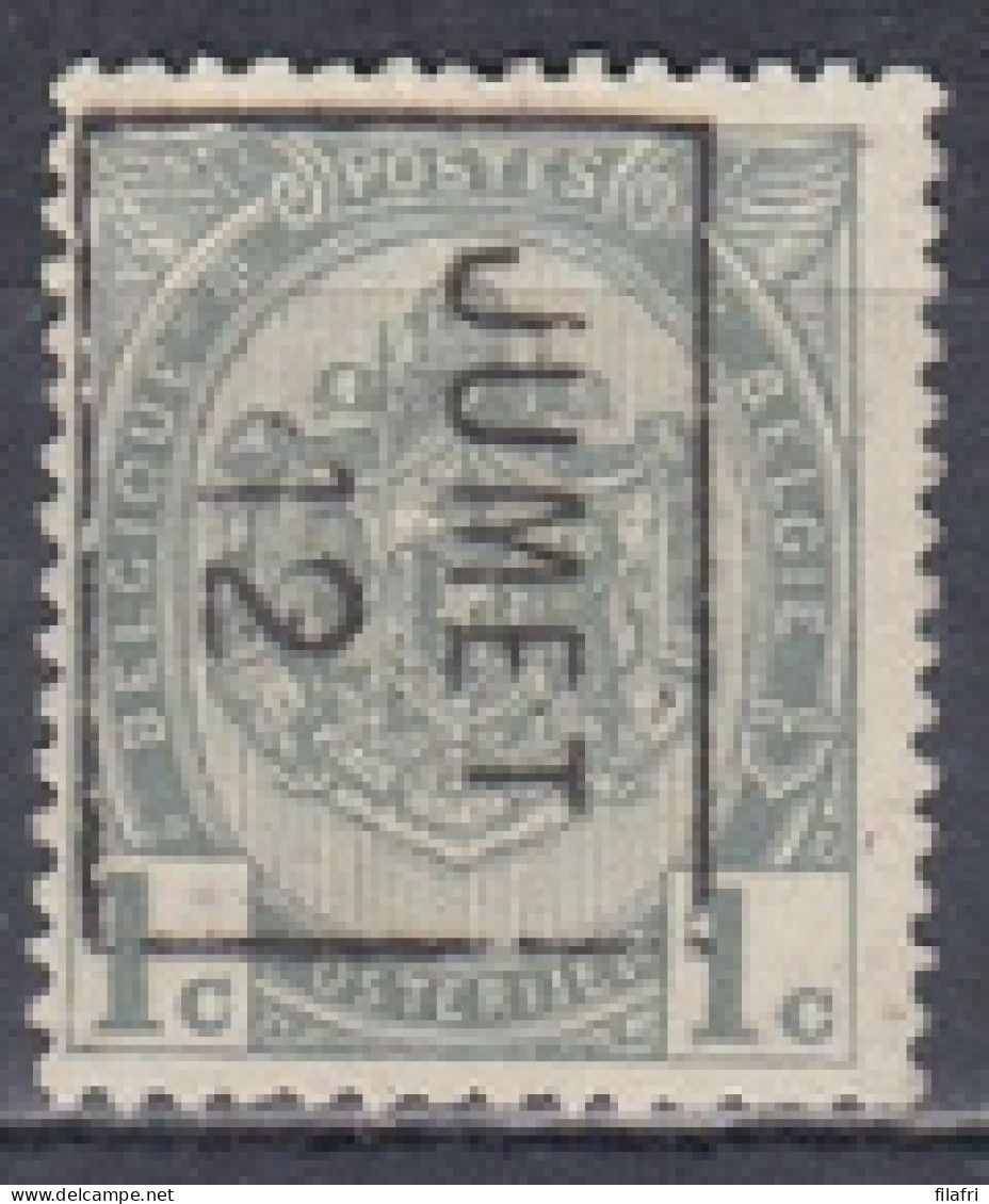 1842 Voorafstempeling Op Nr 81 - JUMET 12 - Positie B - Rollenmarken 1910-19