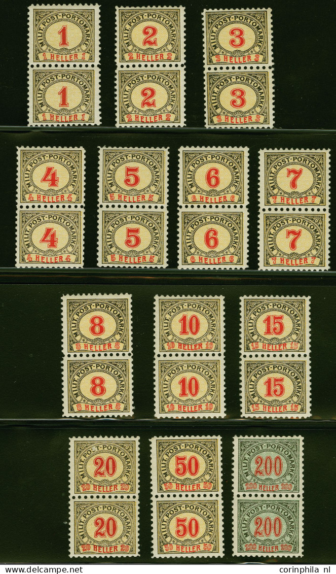 Mounted Mint , Unmounted Mint 1-200 Heller Perforated 10½ X 10½ X 9¼ X 10½ And 9¼ X 10½ X 10½ X 10½ (Coleman 4424 And 24 - Bosnie-Herzegovine