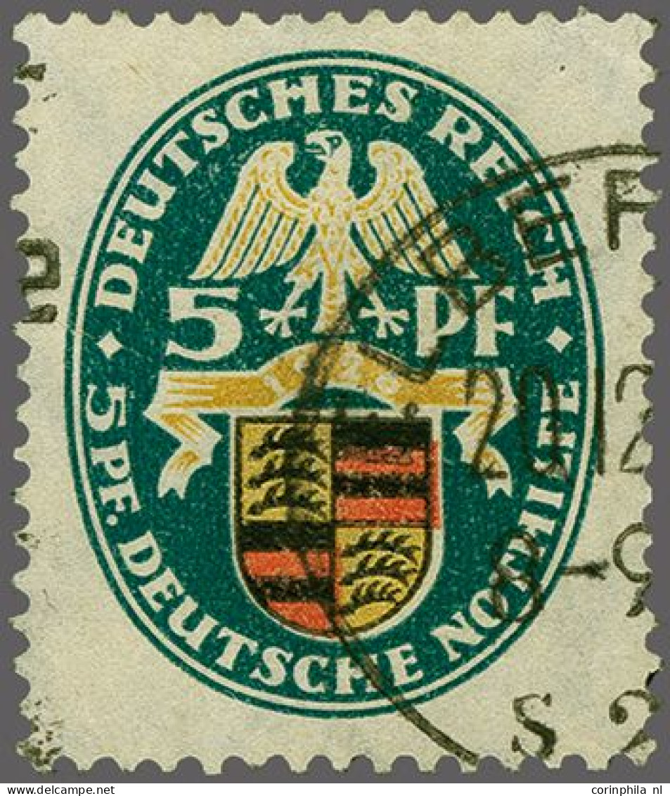 Coat Of Arms Württemberg With Variety Watermark Upright, Fine/very Fine (shorter Perf.) With 2012 Hans-Dieter Schlegel C - Autres & Non Classés