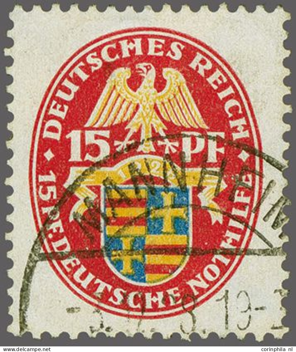 Coat Of Arms Oldenburg 15 Pfennig With Variety Watermark Upright, Very Fine With 2008 Hans-Dieter Schlegel Certificate,  - Autres & Non Classés