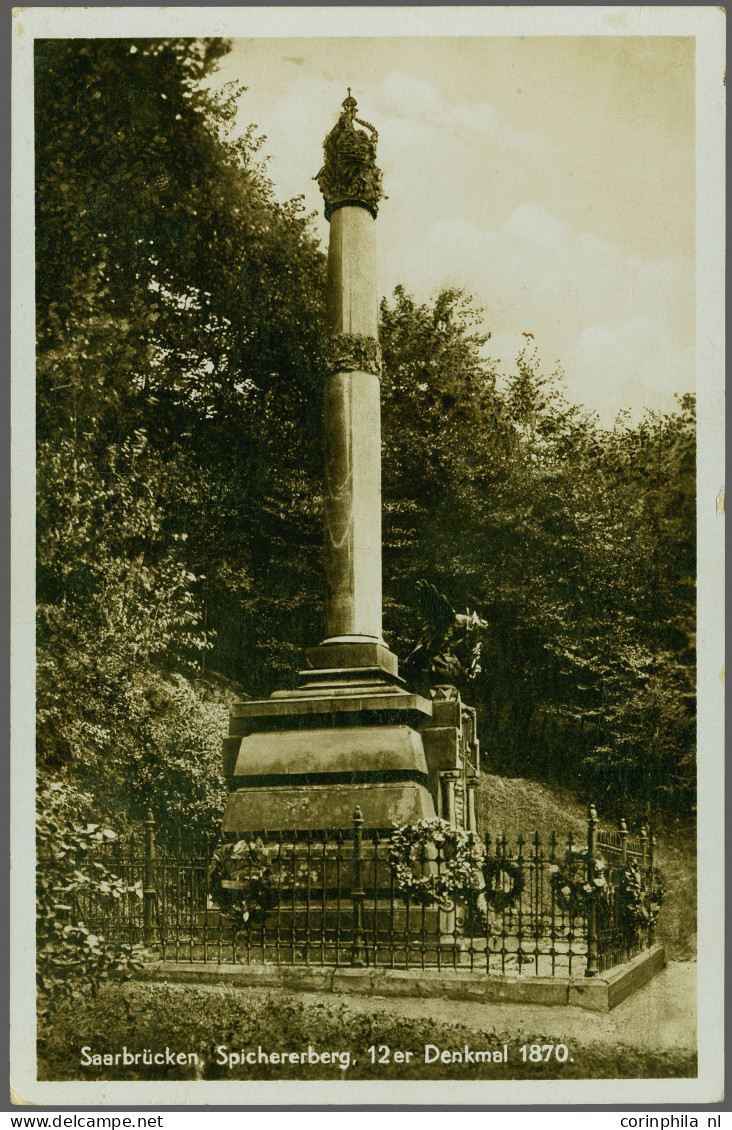 Cover 60 Cent Landscape On Postcard Saarbrücken 6-2-1935 To Bilthoven (NL) Sent By The Dutch Contingent In Saarland With - Autres & Non Classés