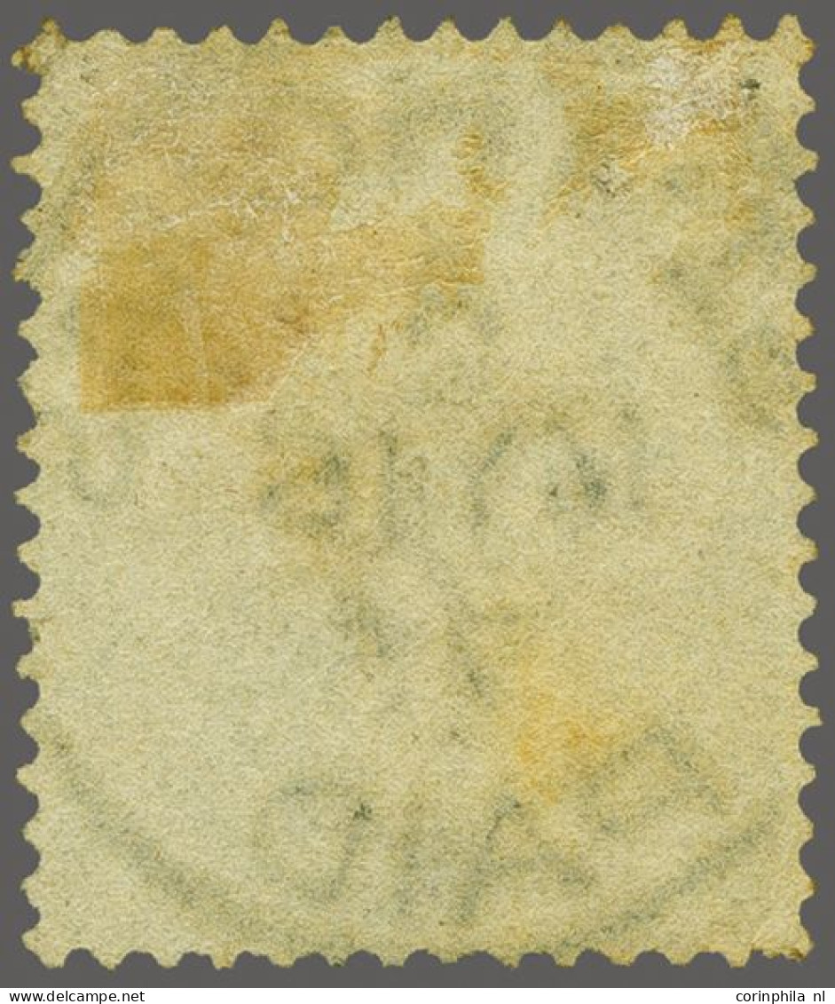 1867 9d. Straw A Fine To Very Fine Ex. Cancelled By A Superb Strike Of The St. Thomas Paid 1875 Cds, Cat. £ 200+ - Otros & Sin Clasificación