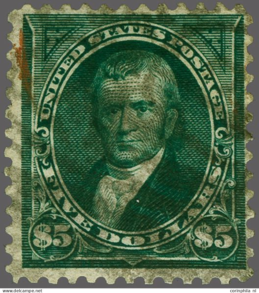 John Marshall $ 5 Dark Green With Watermark, Fine/very Fine, Cat.v. $ 600 - Other & Unclassified