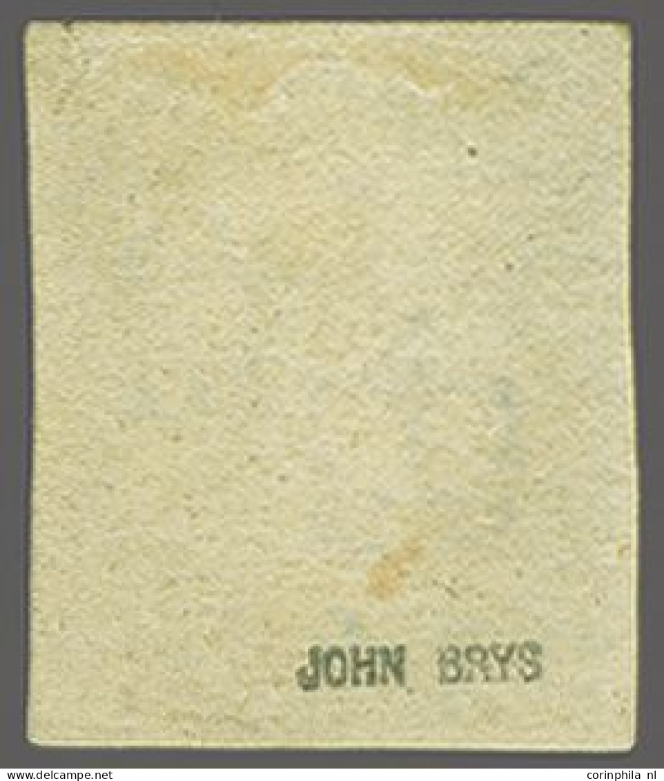 1840 1d. Plate 4 DG Good To Large Margins With A Light Strike Of The Maltese Cross In Red, Small Owners Mark On Reverse, - Used Stamps