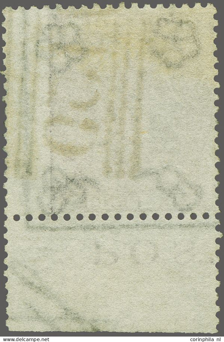 1857 6d. Lilac Plate 1, A Very Fine Example With Wing And Sheet Margin With Inscription - Post - And Part Of The Waterma - Used Stamps