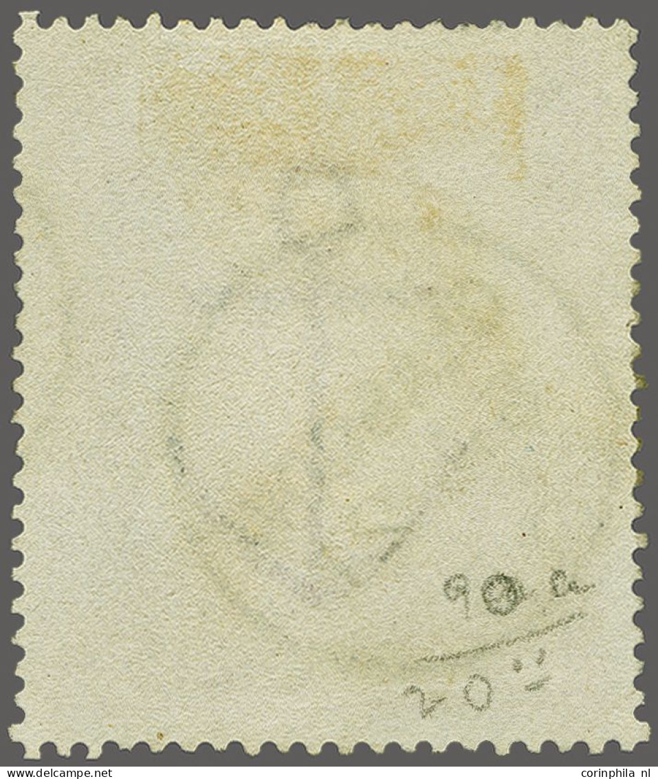 1882 5s. Rose Watermark Large Anchor Plate 4 (GB), A Very Fine Example Cancelled With A Very Good Strike Of The Glasgow - Used Stamps