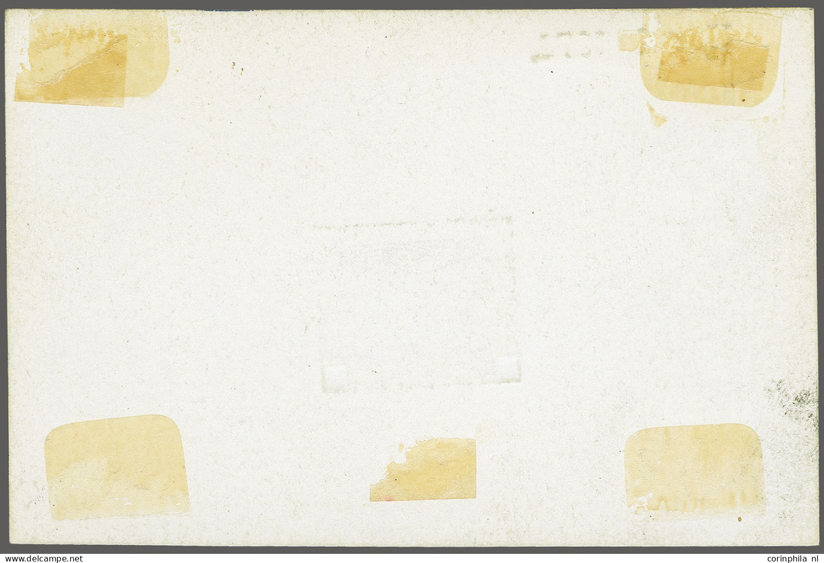 1876 4d. Die Proof, A Fine To Very Fine Example (some Hinge Remainders) Printed In Black On White Glazed Card (92x60) Wi - Officials