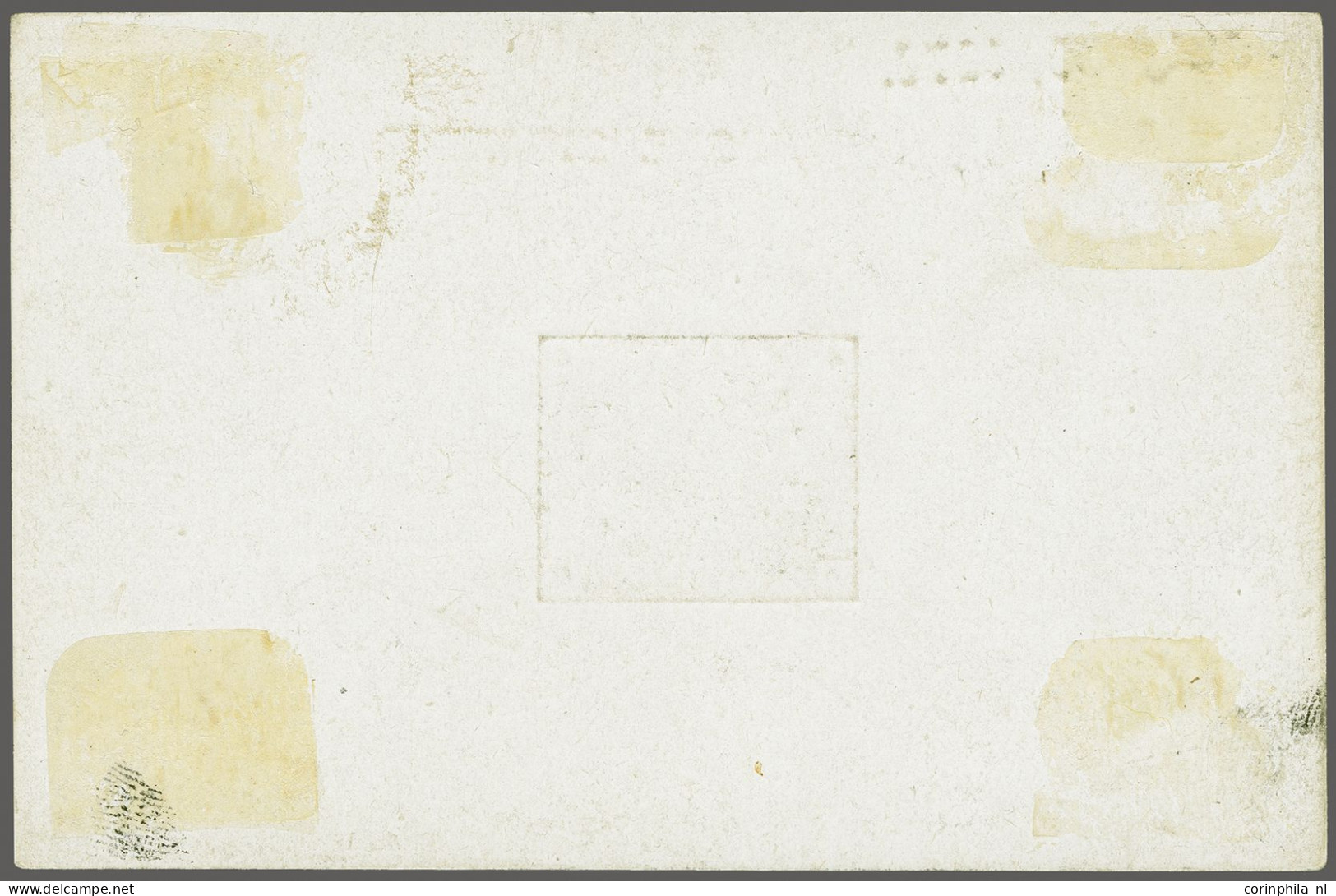 1876 1s. Die Proof, A Fine To Very Fine Example (some Hinge Remainders) Printed In Black On White Glazed Card (92x60) Wi - Officials