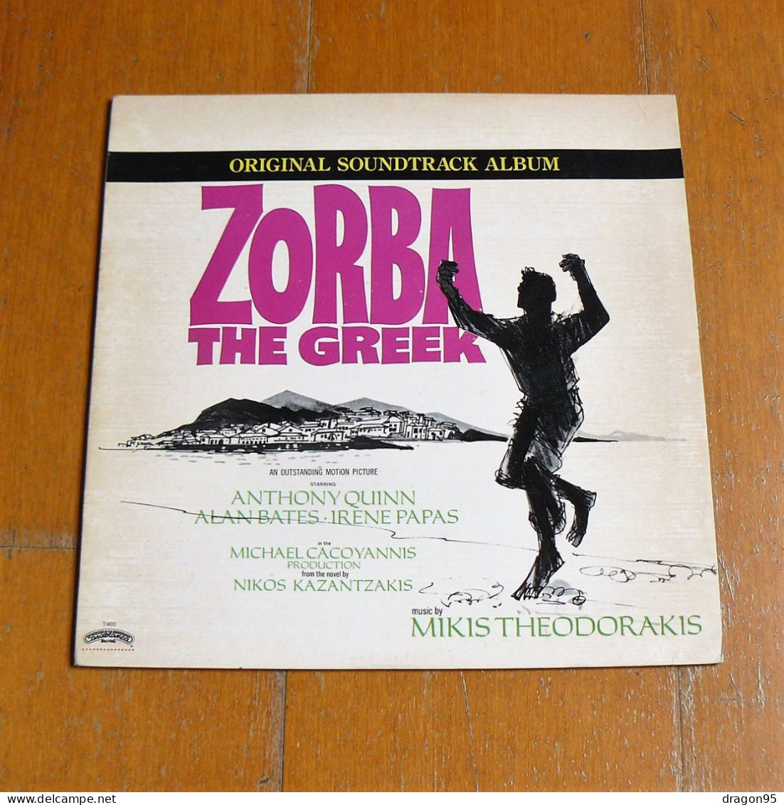 LP Zorba Le Grec (Zorba The Greek) - Casablanca T-903 - US - 1973 - Música De Peliculas