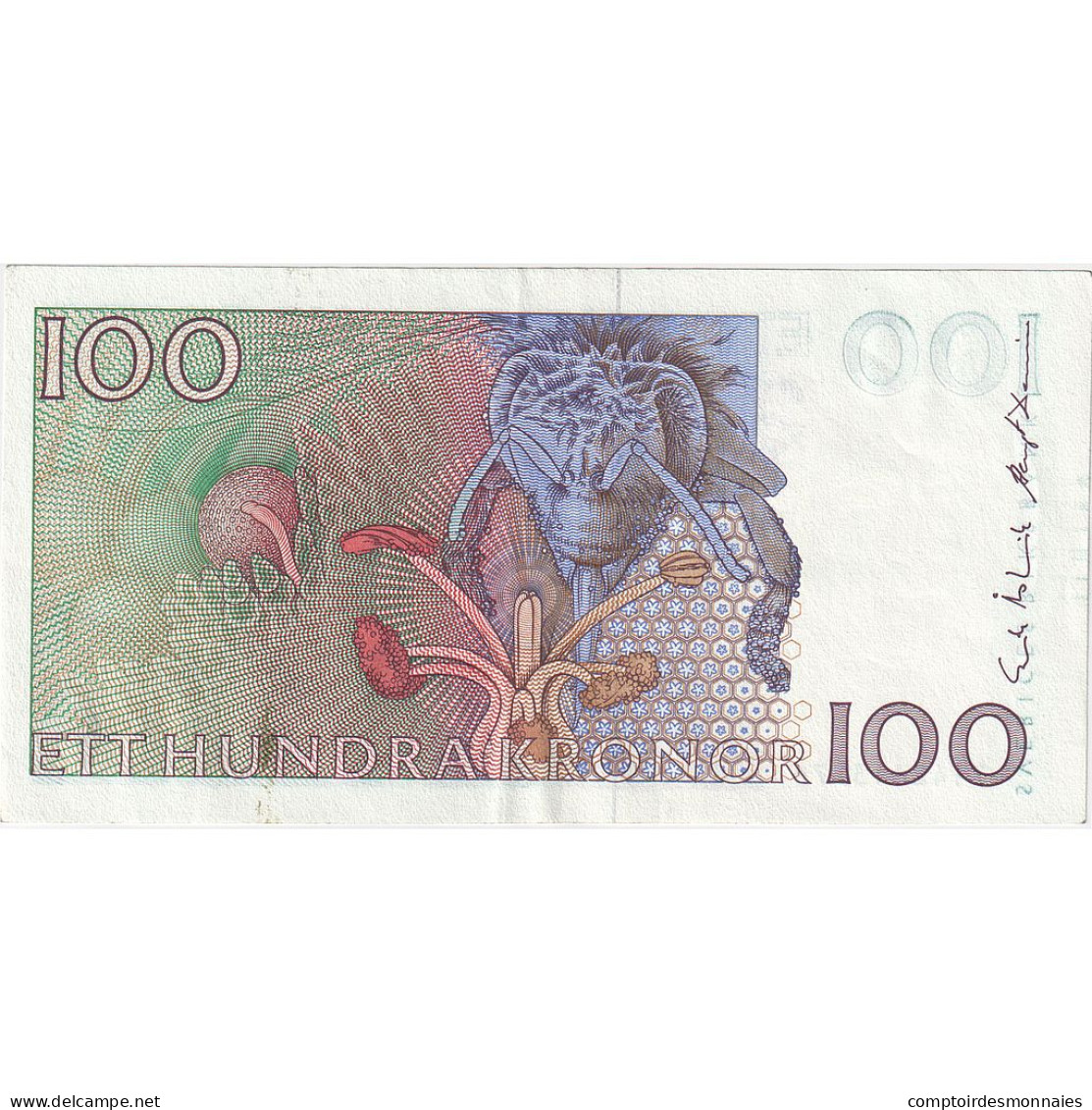 Suède, 100 Kronor, 2001, KM:65a, SUP - Suède