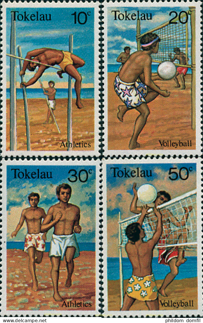 724062 HINGED TOKELAU 1981 DEPORTES - Tokelau